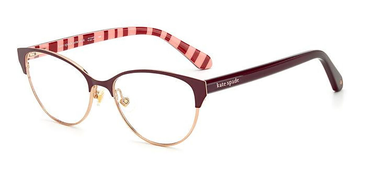 Image of Kate Spade Emelyn LHF 52 Czerwone Damskie Okulary Korekcyjne PL