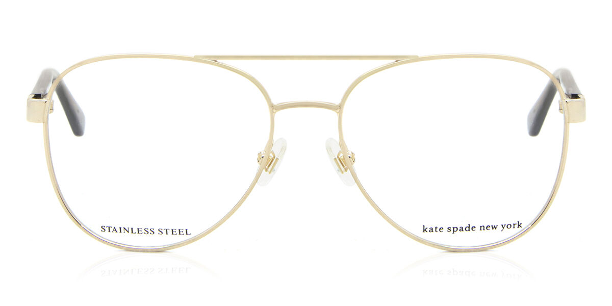 Image of Kate Spade Talulah 2F7 52 Złote Damskie Okulary Korekcyjne PL