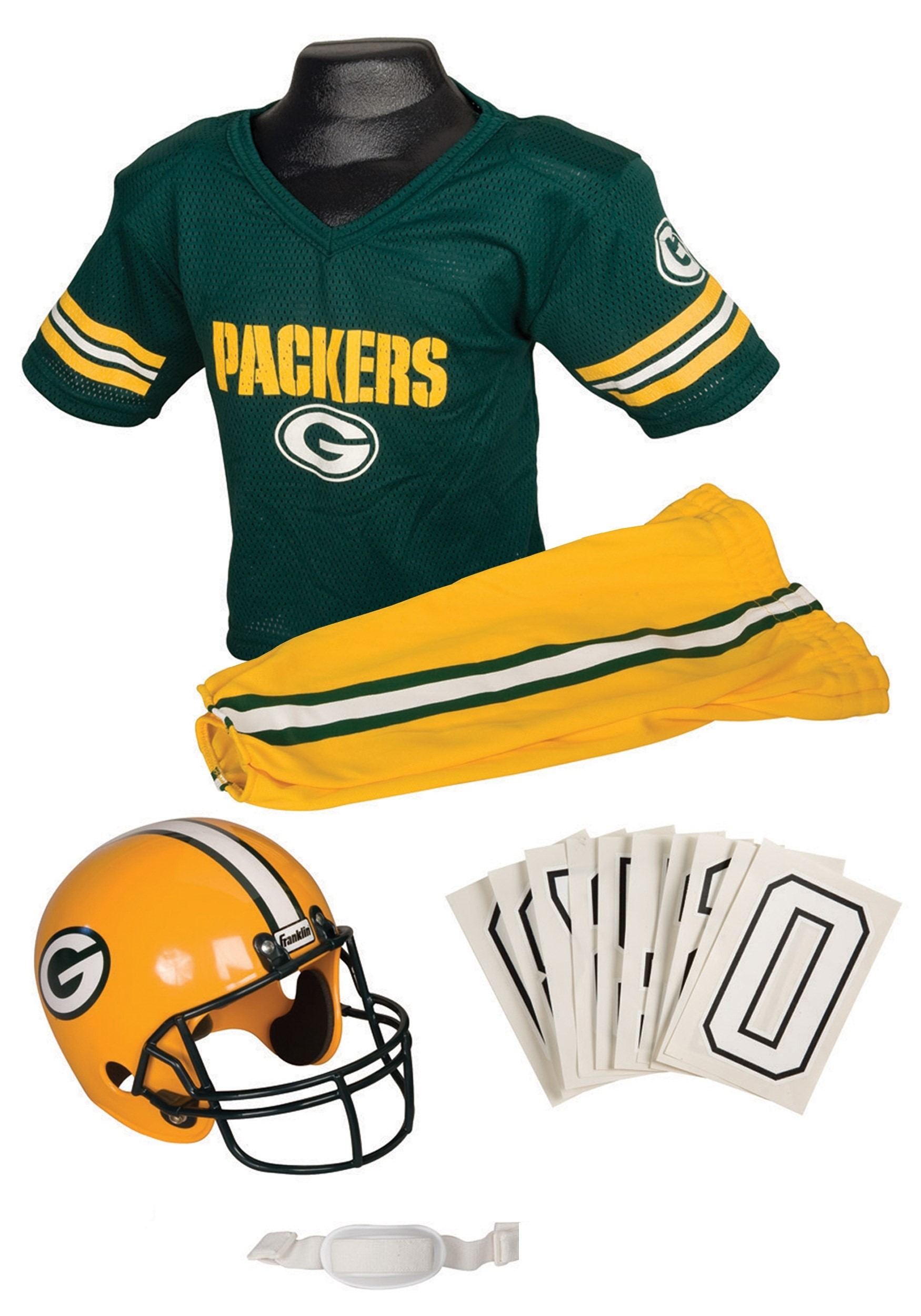 Image of Kid's NFL Green Bay Packers Uniform Costume ID FA15700F05-S