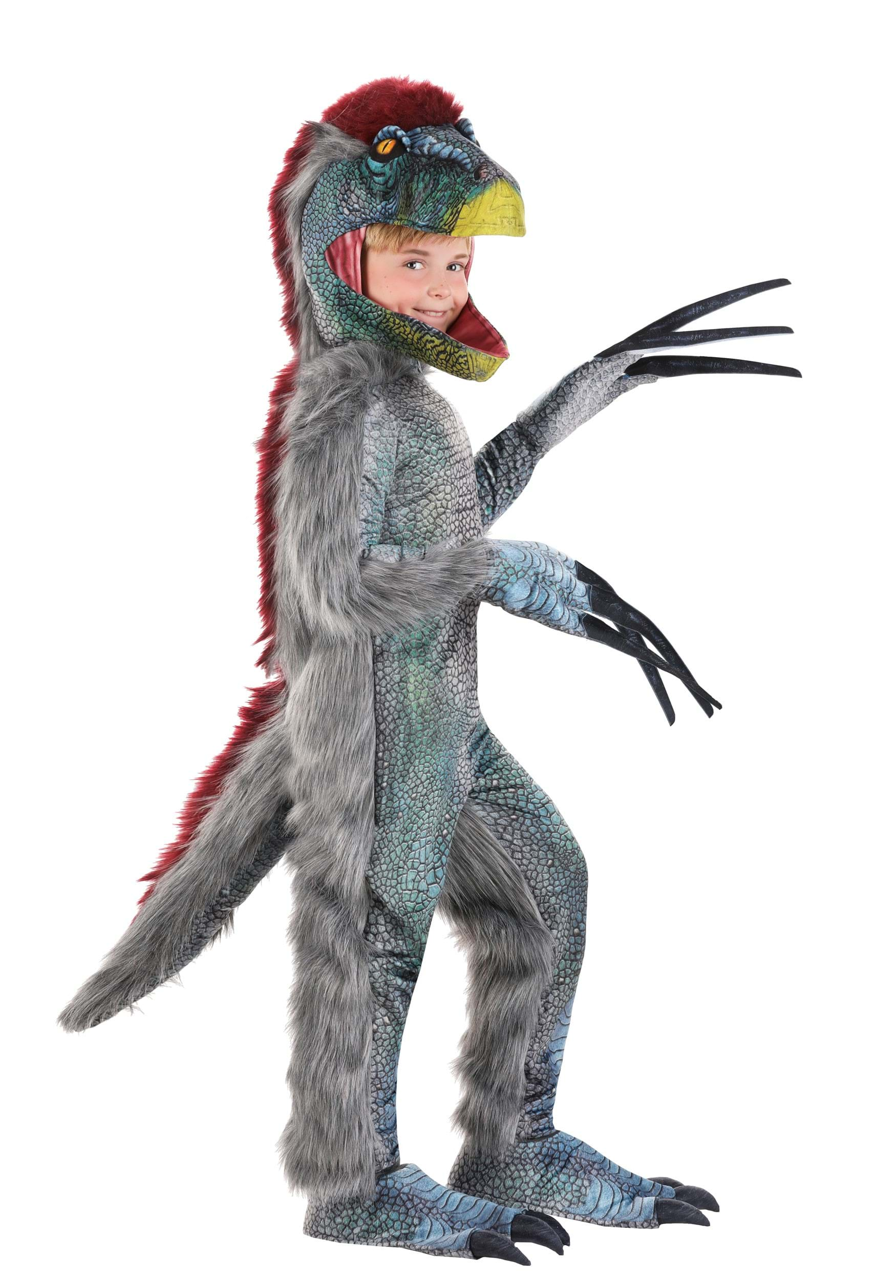 Image of Kid's Therizinosaurus Dinosaur Costume | Kid's Dinosaur Costumes ID FUN5687CH-XL