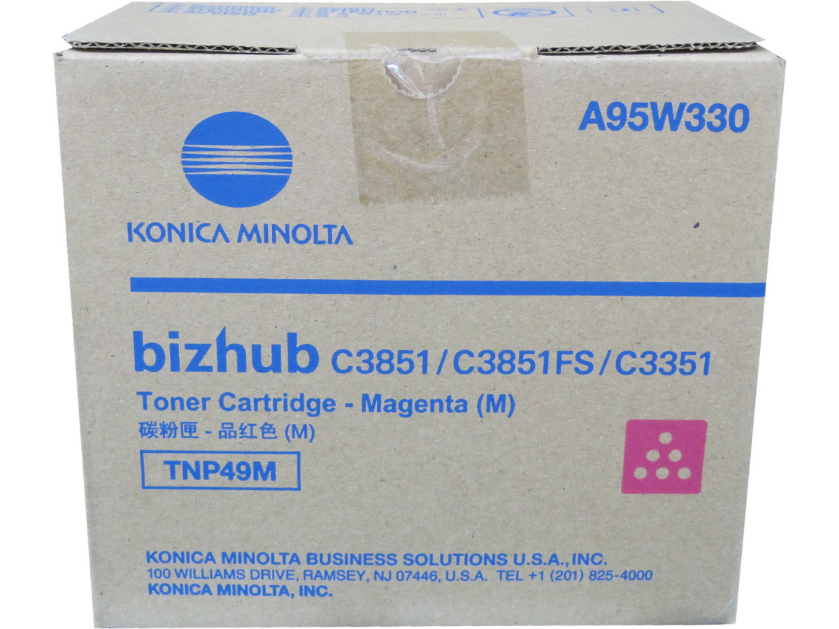 Image of Konica Minolta TNP-49M bíborvörös (magenta) eredeti toner HU ID 16507