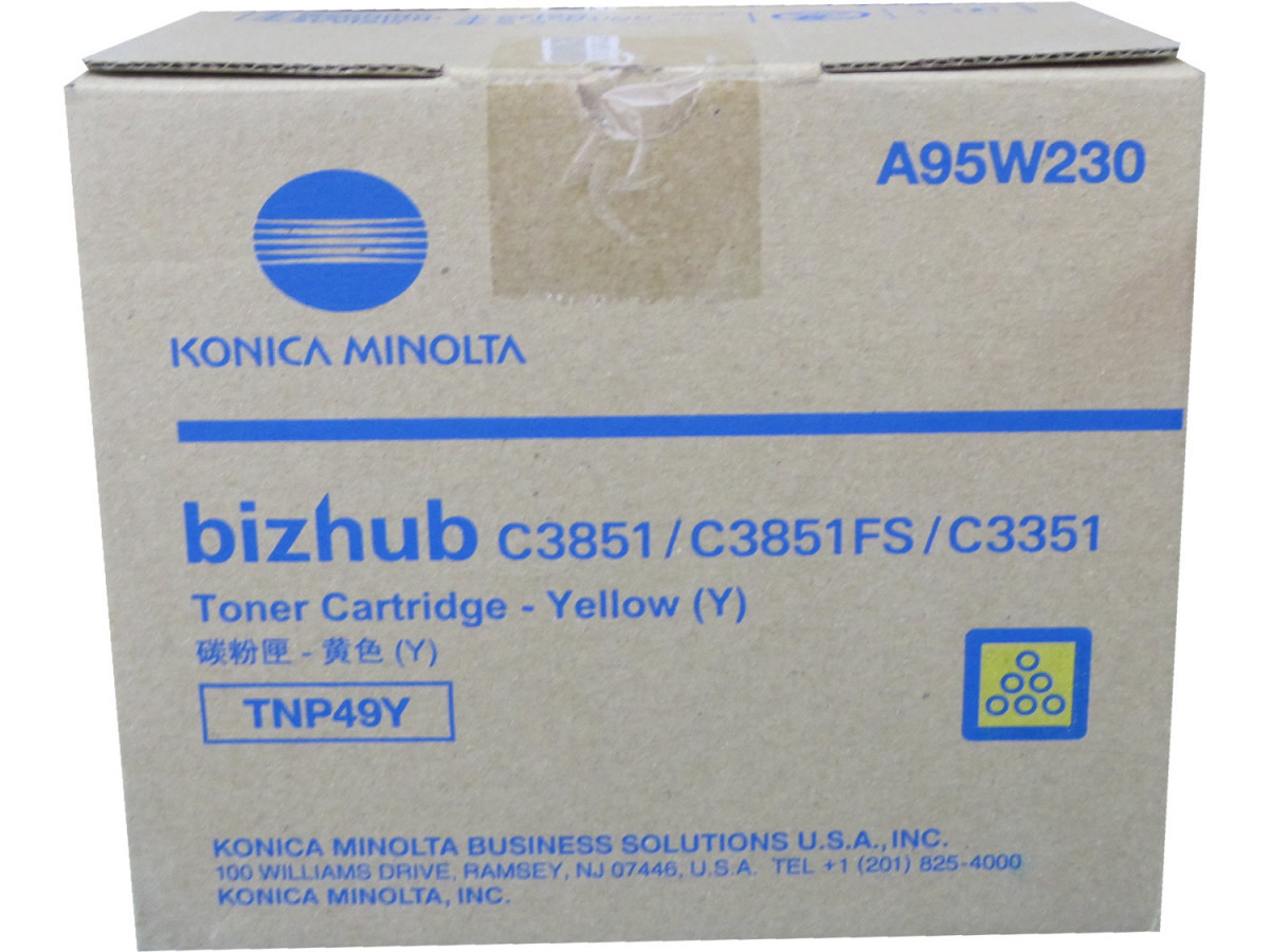 Image of Konica Minolta TNP-49Y žlutý (yellow) originální toner CZ ID 16508