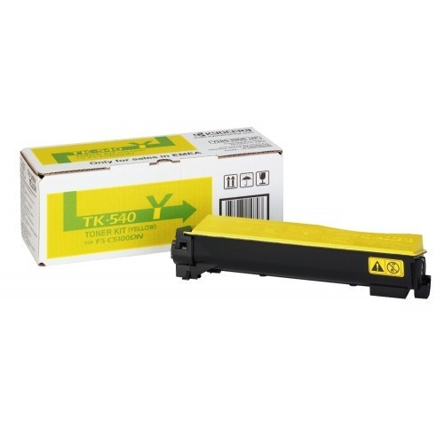 Image of Kyocera Mita TK-540Y sárga (yellow) eredeti toner HU ID 14479