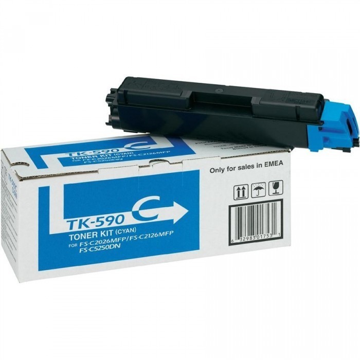 Image of Kyocera Mita TK-590C azúrový (cyan) originálny toner SK ID 3878