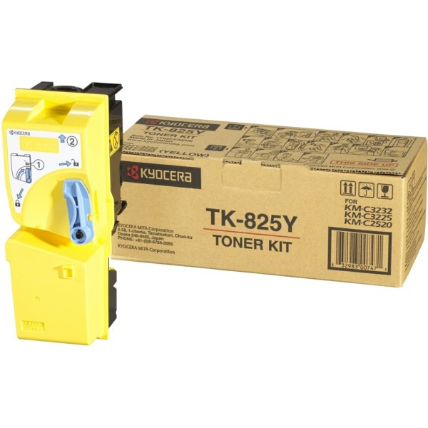 Image of Kyocera Mita TK-825Y sárga (yellow) eredeti toner HU ID 14469