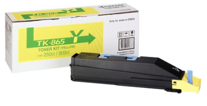 Image of Kyocera Mita TK-865Y galben (yellow) toner original RO ID 2784