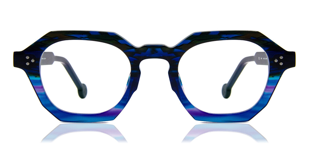 Image of LA Eyeworks Goodall 1019 Óculos de Grau Azuis Masculino BRLPT