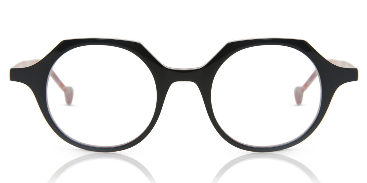 Image of LA Eyeworks Quill 989 Óculos de Grau Pretos Masculino PRT