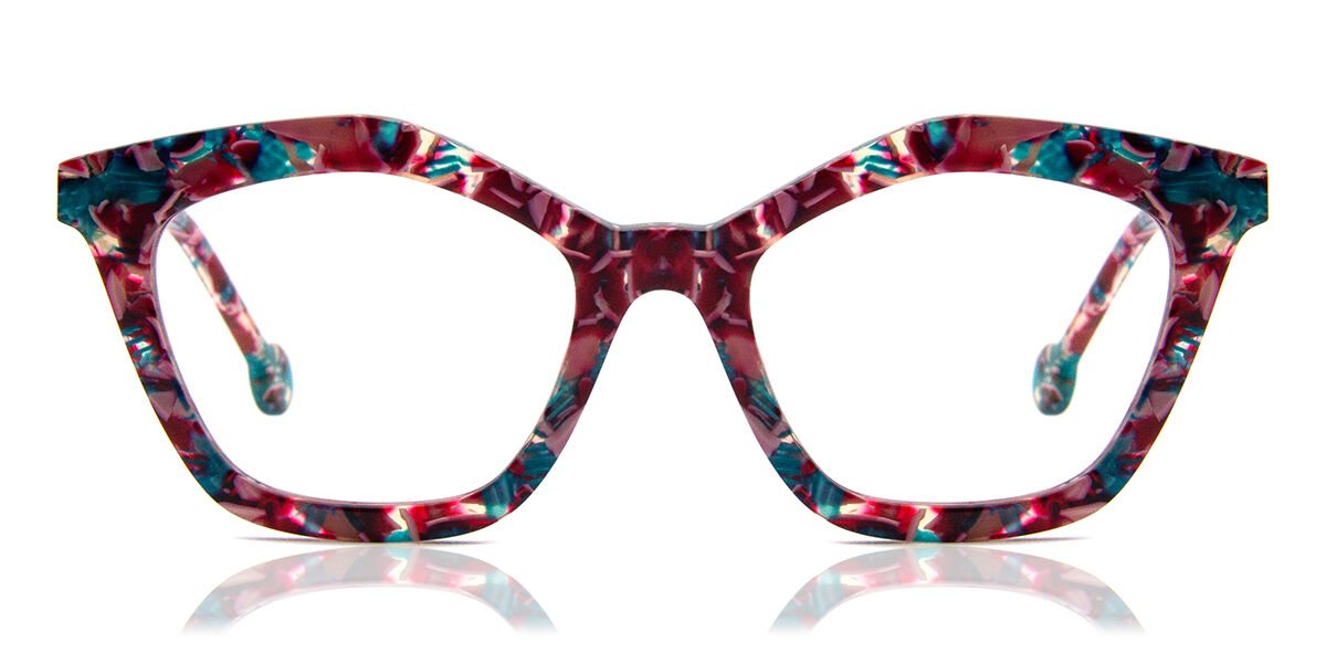 Image of LA Eyeworks Ronette 608 48 Niebieskie Męskie Okulary Korekcyjne PL