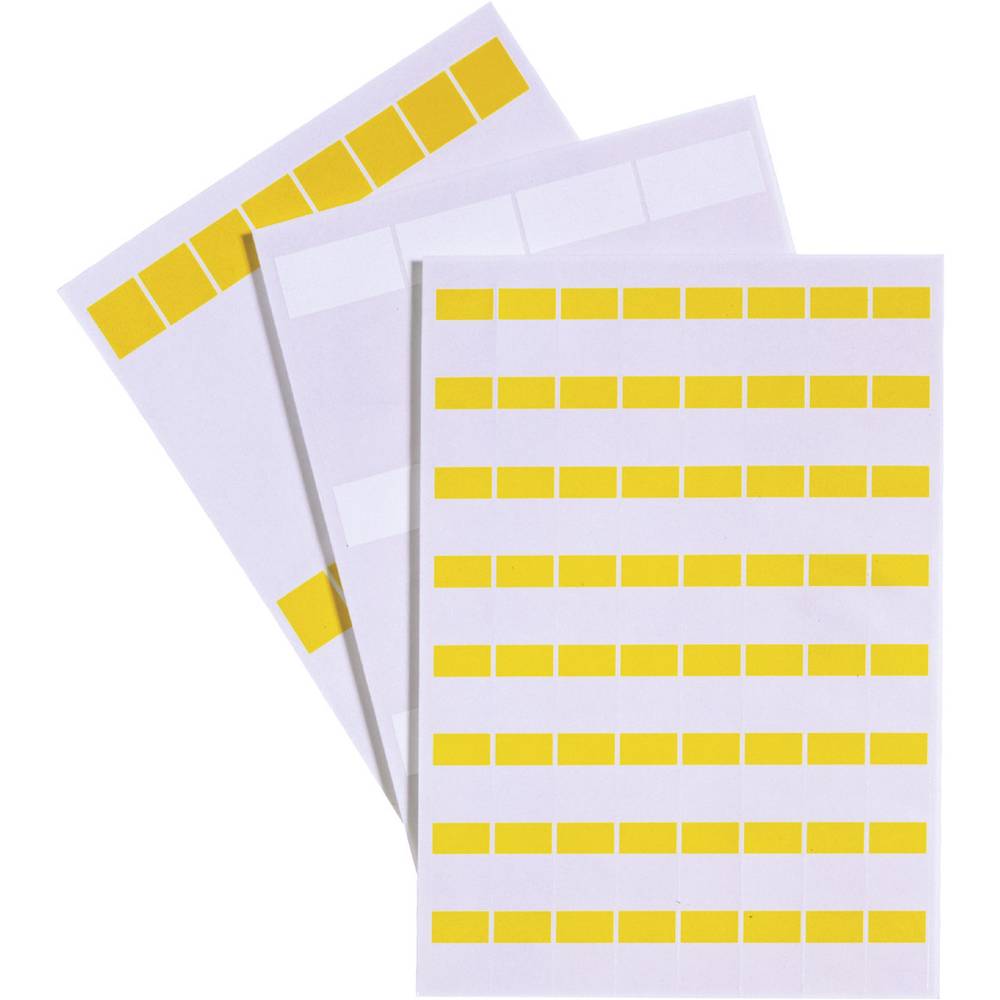 Image of LAPP 83256142 Cable identifier Fleximark 25 x 1270 mm Label colour: Yellow No of labels: 64