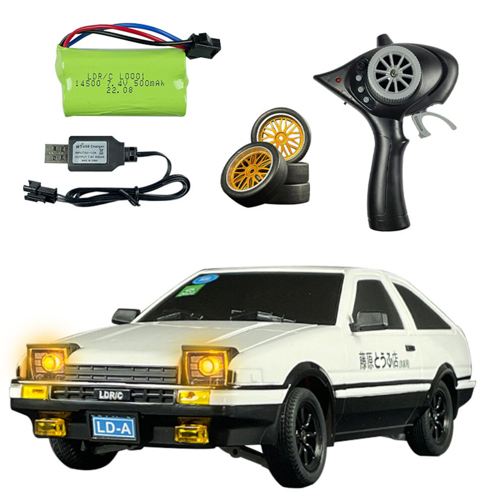 Image of LDRC LD-A86P RTR 1/18 24G RWD RC Car Drift Vehicles Flip LED Lights Full Proportional Controlled Models Toys