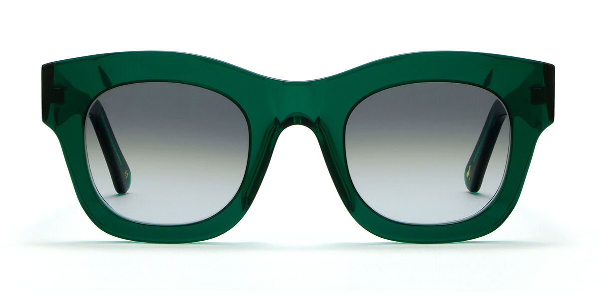 Image of LGR Sofia 87 Óculos de Sol Verdes Feminino PRT