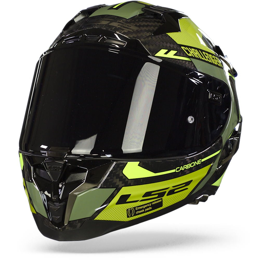 Image of LS2 FF327 Challenger Ct2 Thorn Military Vert Casque Intégral Taille 2XL