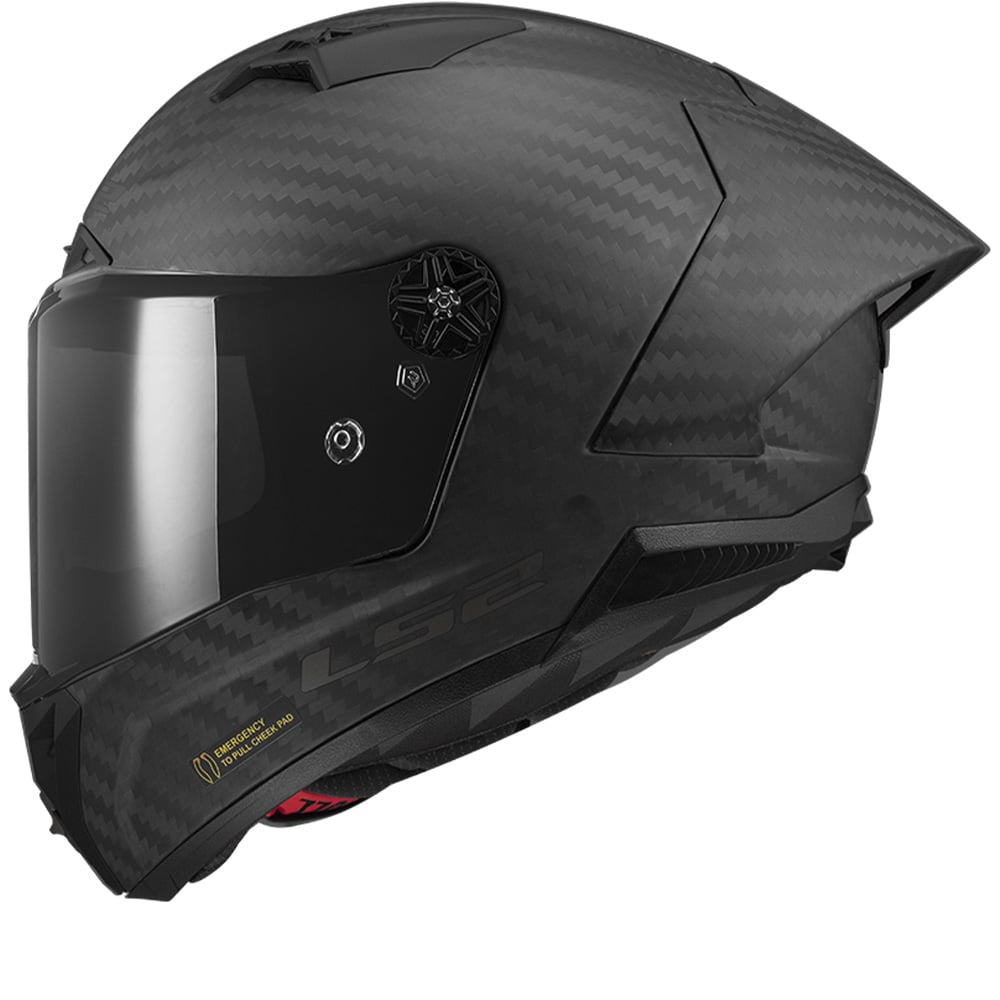 Image of LS2 FF805 Thunder Carbon GP Pro FIM Matt Black Full Face Helmet Size 2XL EN