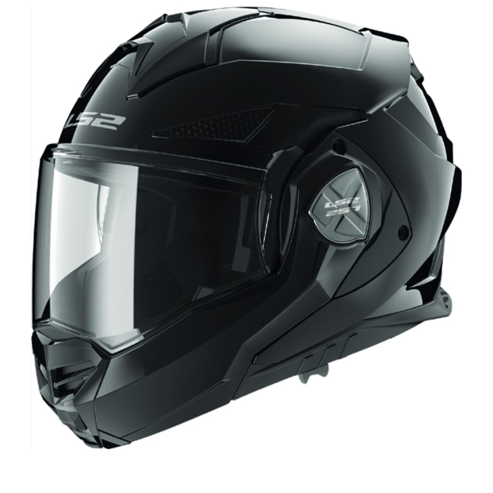 Image of LS2 FF901 Advant X Solid Gloss Black Modular Helmet Size 2XL ID 6923221121528