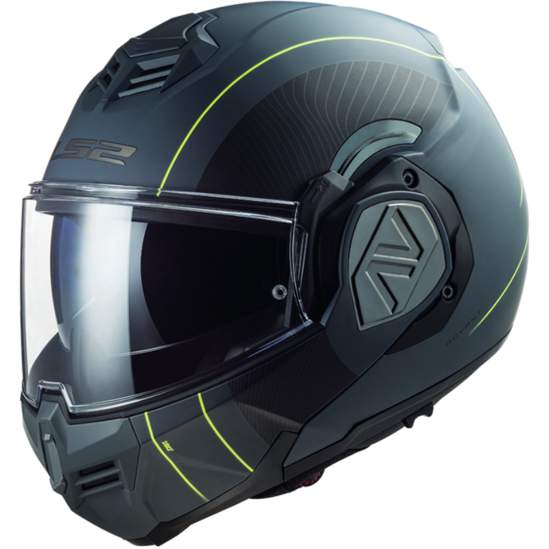 Image of LS2 FF906 Advant Cooper Matt Titanium Black Modular Helmet Size 2XL EN