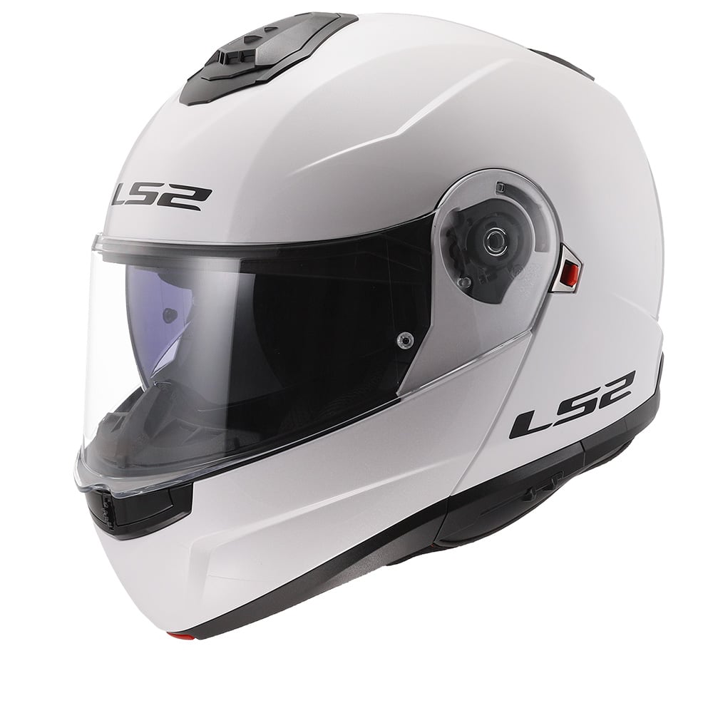 Image of LS2 FF908 Strobe II Glanz Weiß 06 Klapphelm Größe 2XL