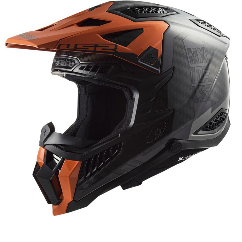 Image of LS2 MX703 C X-Force Victory Titanium Orange Größe XS