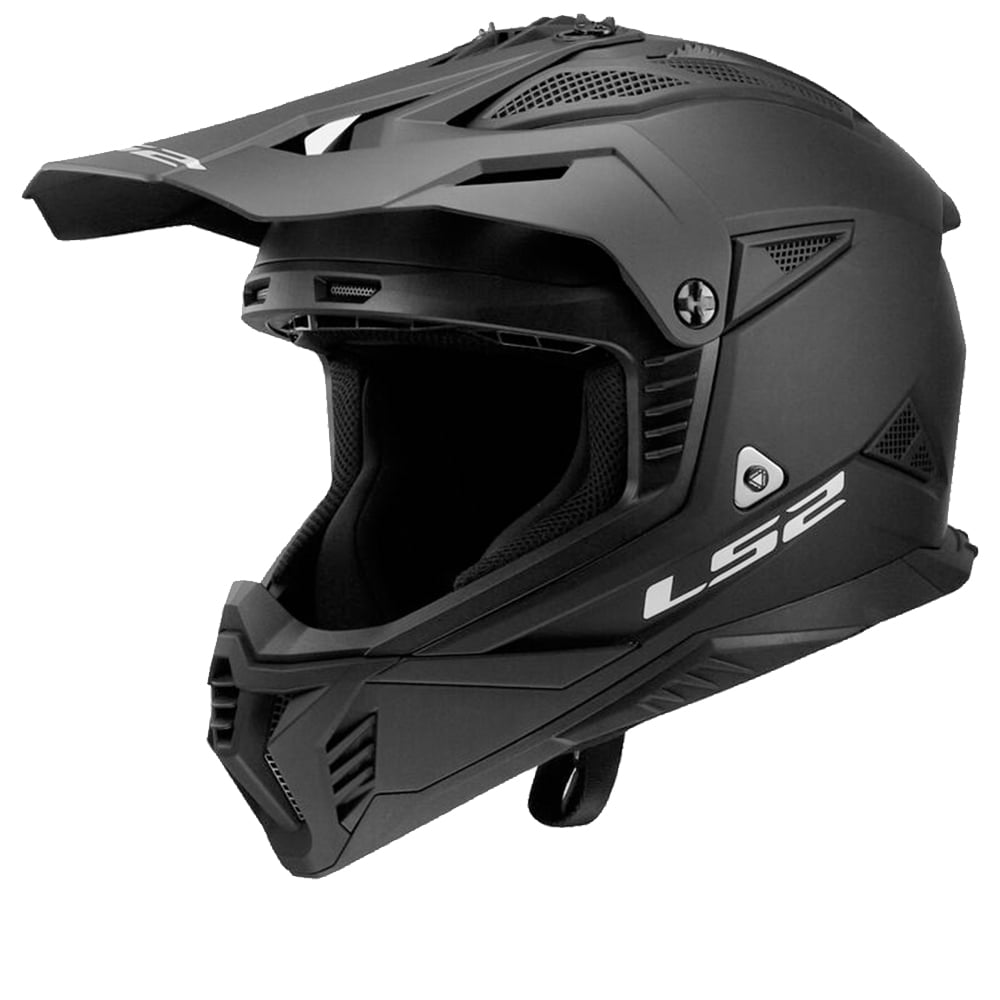 Image of LS2 MX708 Fast II Solid Matt Black Offroad Helmet Größe 2XL