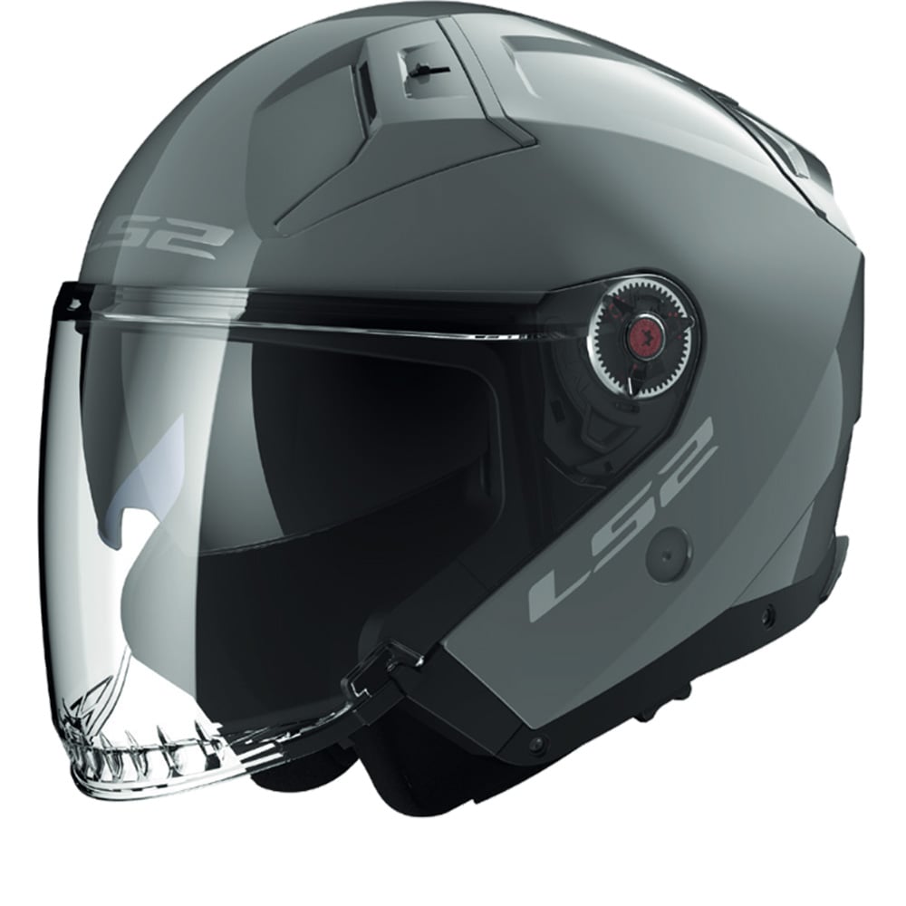 Image of LS2 OF603 Infinity II Solid Nardo Grey 06 Jet Helmet Size M ID 6923221130568