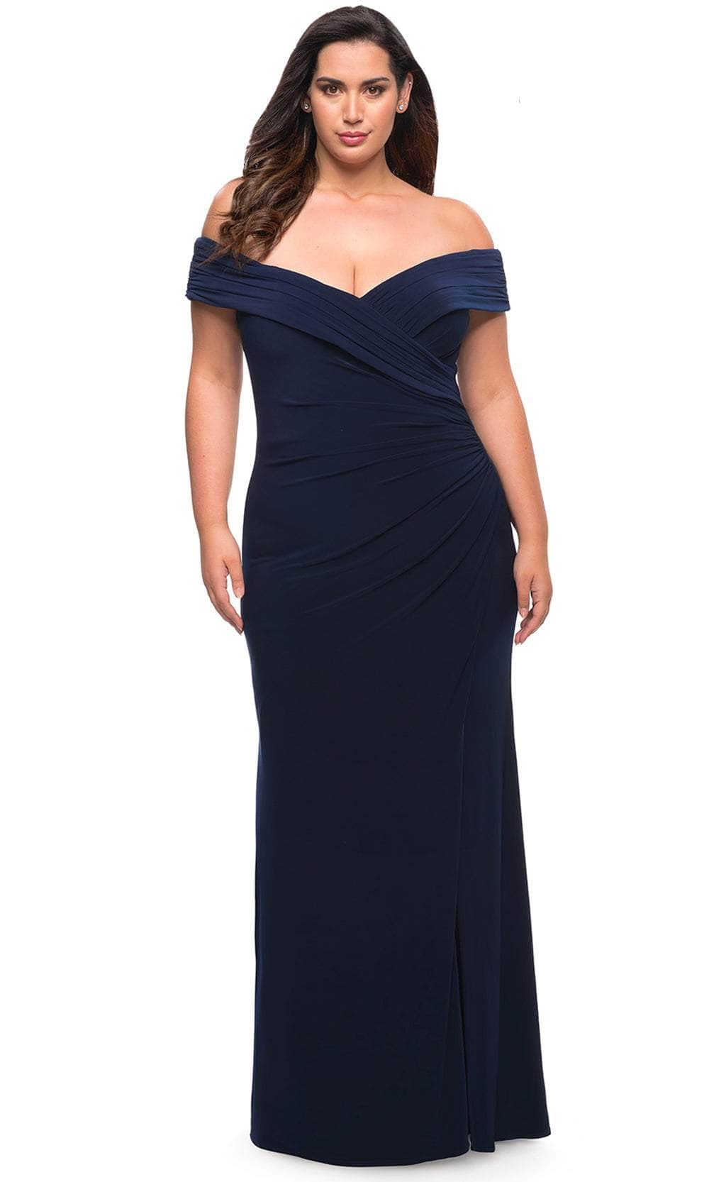 Image of La Femme 29397 - Off Shoulder Long Dress