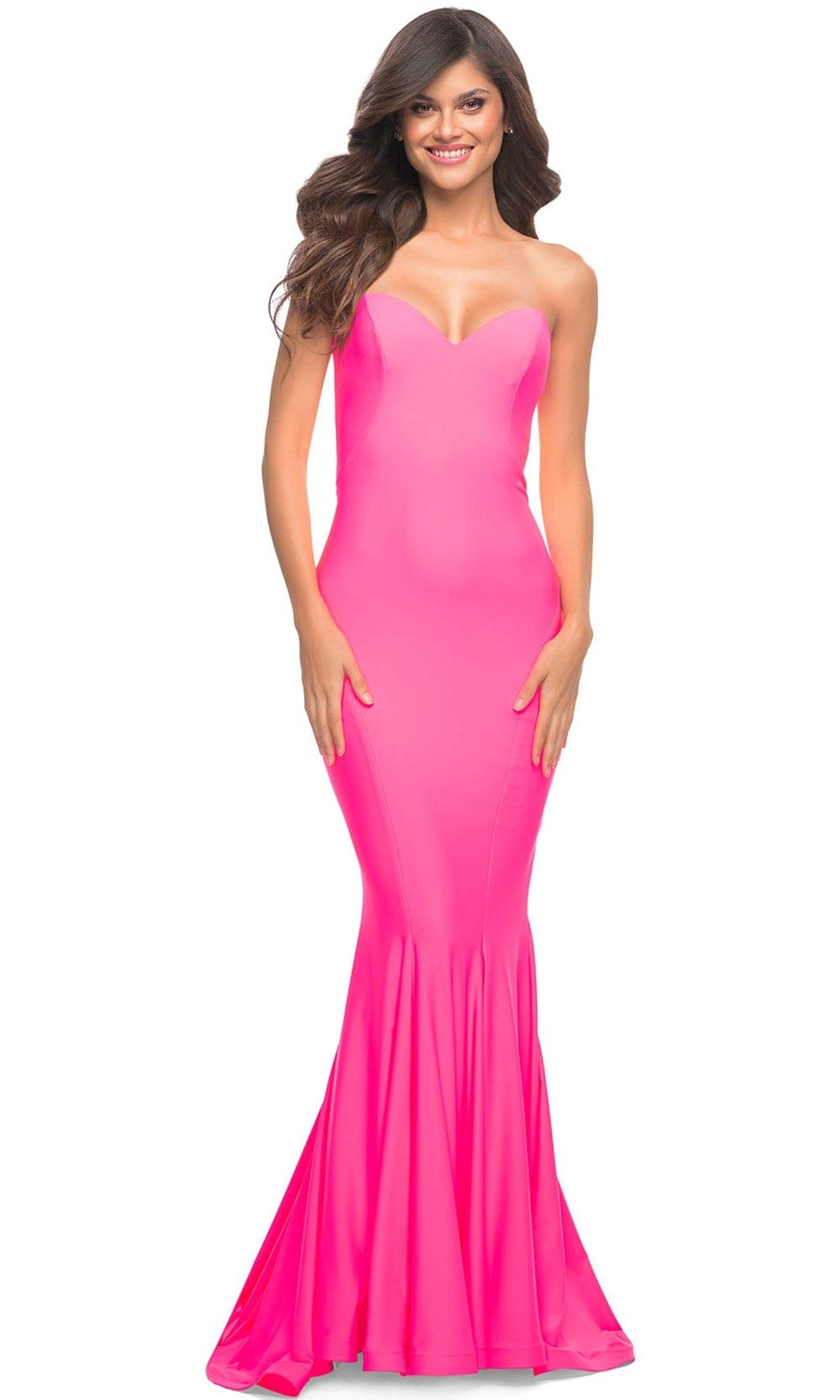 Image of La Femme 30648 - Strapless Sweetheart Mermaid Gown