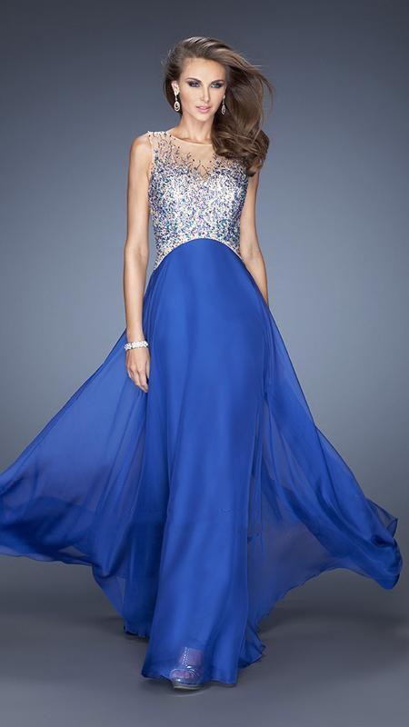 Image of La Femme Gigi - 20163 Vivacious Sequin Embellished Evening Dress