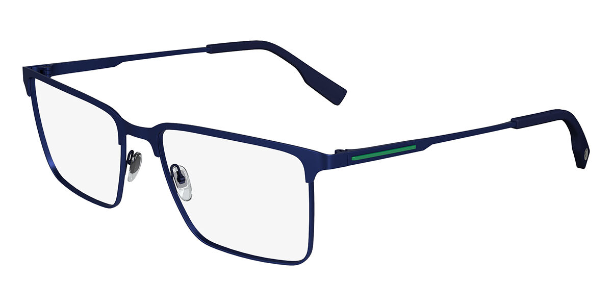 Image of Lacoste L2296 424 Óculos de Grau Azuis Masculino BRLPT