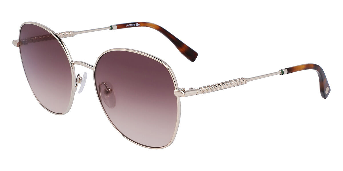 Image of Lacoste L257S 712 56 Lunettes De Soleil Femme Dorées FR