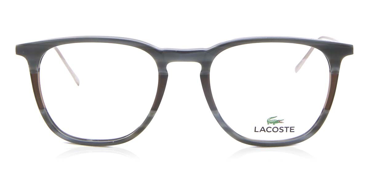 Image of Lacoste L2828 210 Óculos de Grau Marrons Masculino PRT