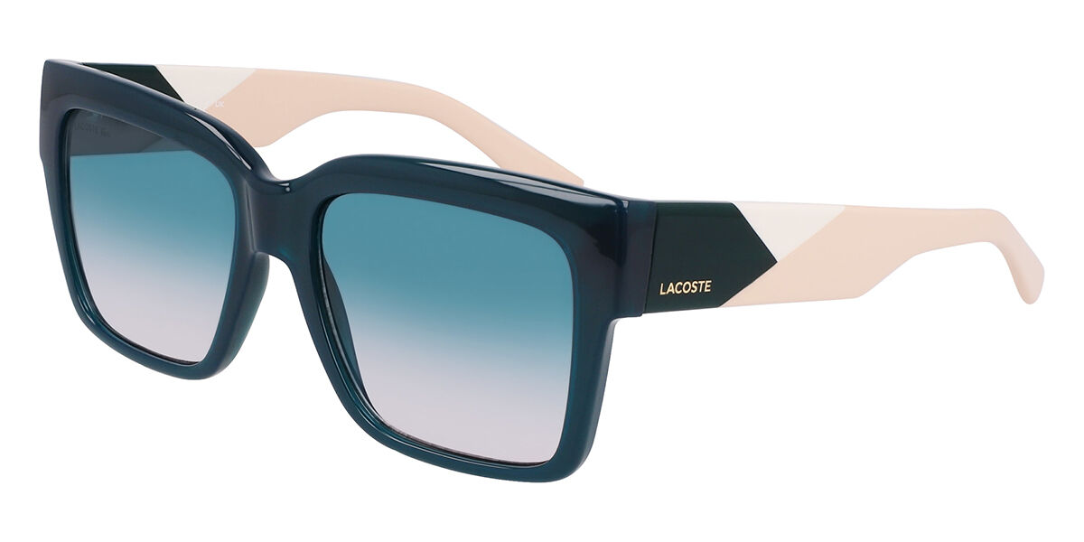 Image of Lacoste L6033S 664 55 Lunettes De Soleil Femme Vertes FR