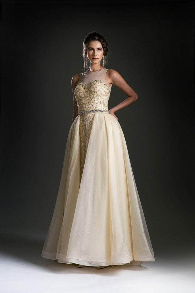 Image of Ladivine 5265 - Embellished Beaded Ballgown