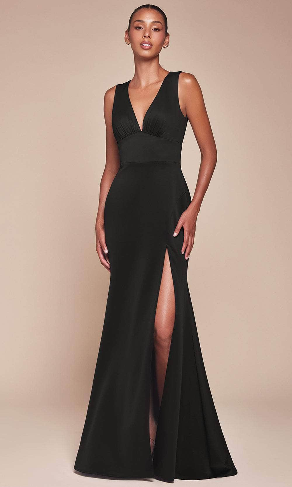 Image of Ladivine CH395 - Cutout Back Sleeveless Prom Dress