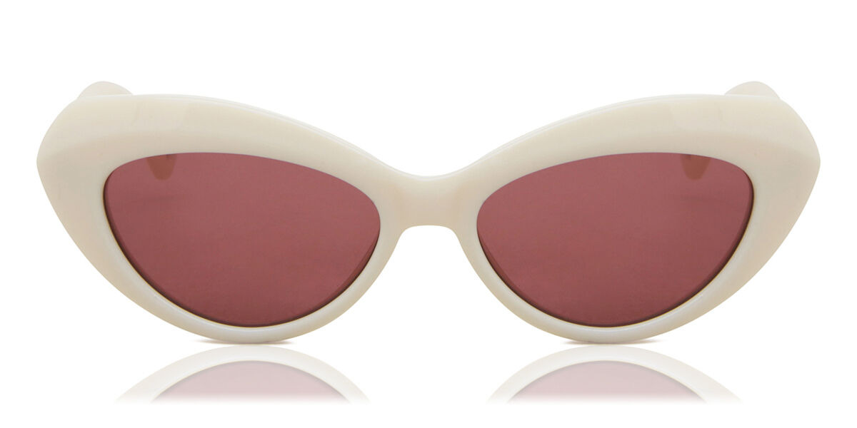 Image of Lanvin LNV648S 101 53 Lunettes De Soleil Femme Blanches FR