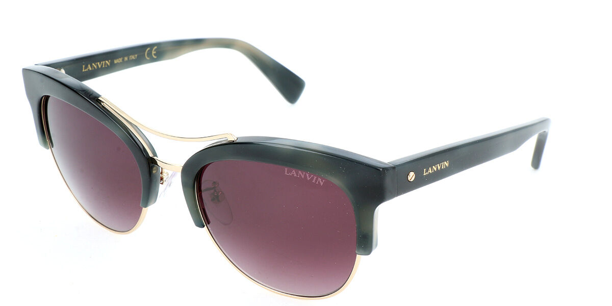 Image of Lanvin SLN724M 96NX Óculos de Sol Verdes Feminino BRLPT