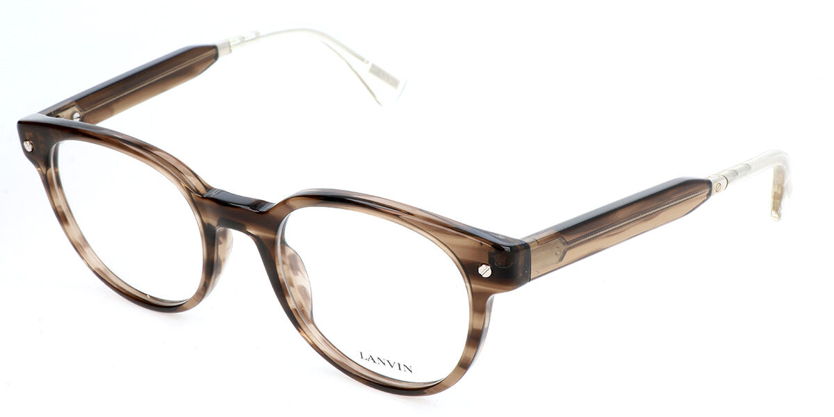 Image of Lanvin VLN684 06YH Óculos de Grau Marrons Masculino PRT