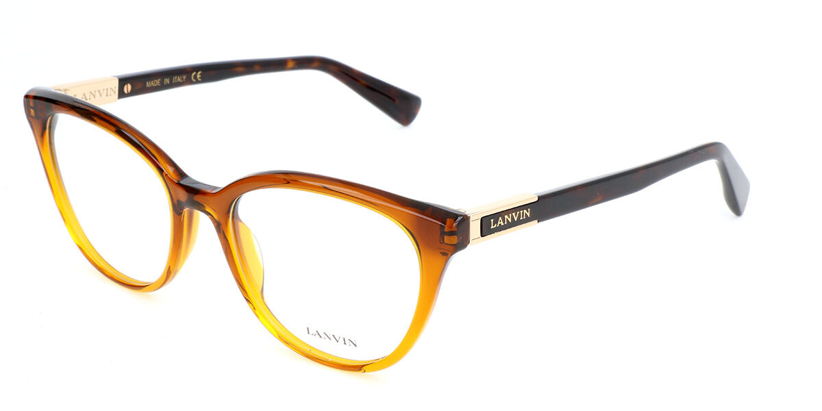 Image of Lanvin VLN709 01G8 Óculos de Grau Amarelos Feminino PRT