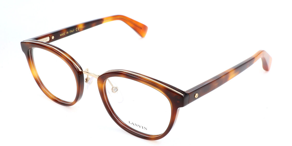 Image of Lanvin VLN745M 0752 Óculos de Grau Tortoiseshell Masculino PRT