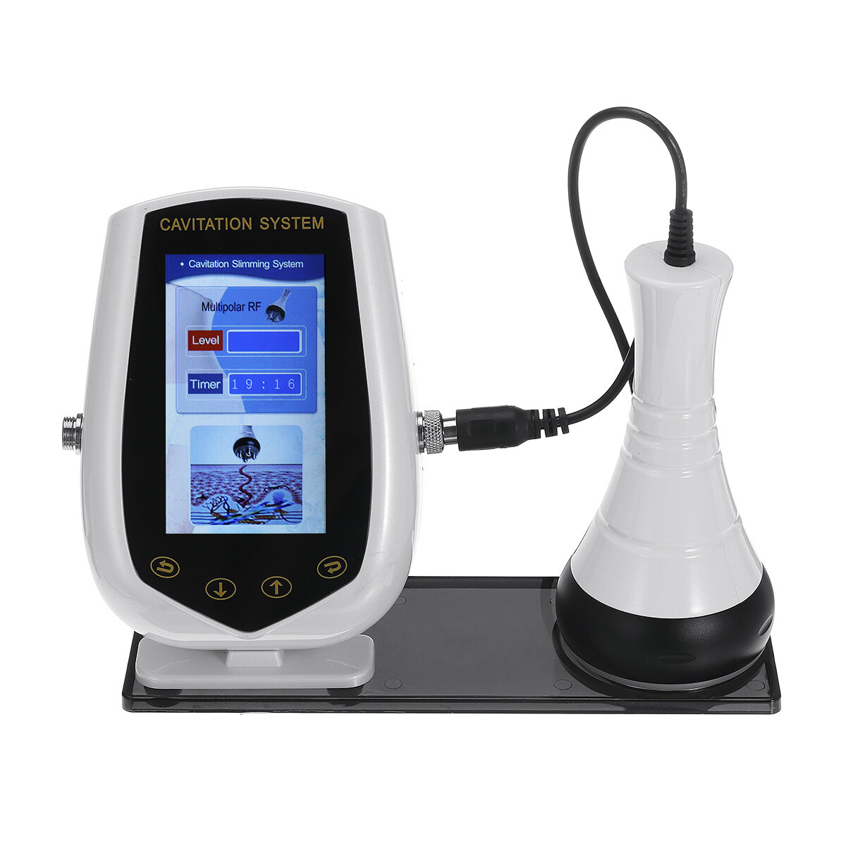 Image of Laser Radio Frequency RF 40K Cavitation Lipo Slimming Ultrasonic Liposuction Cavitation Machine For Spa Body Shape