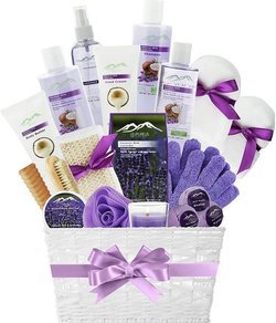 Image of Lavender & Coconut Milk Spa Gift Basket