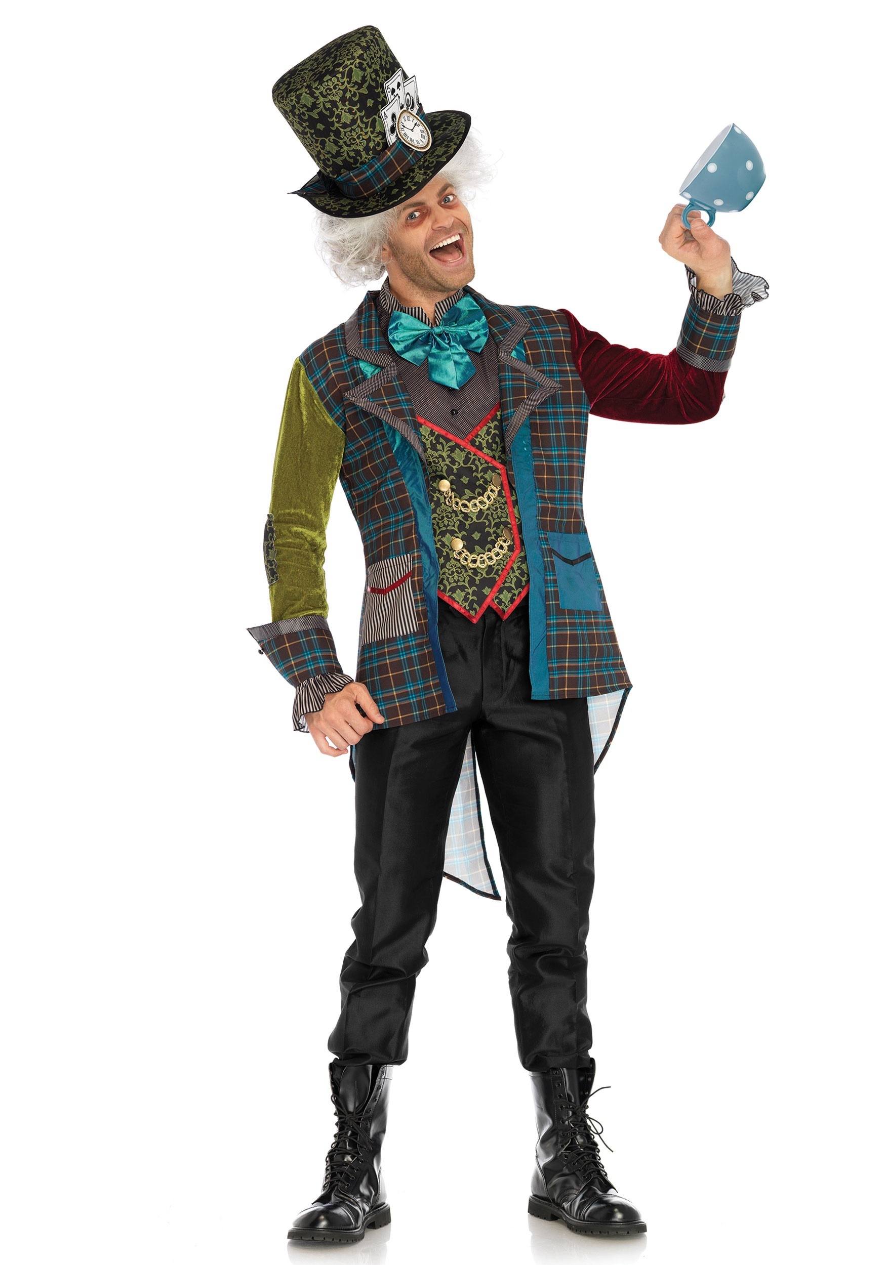 Image of Leg Avenue Men's Colorful Mad Hatter Costume