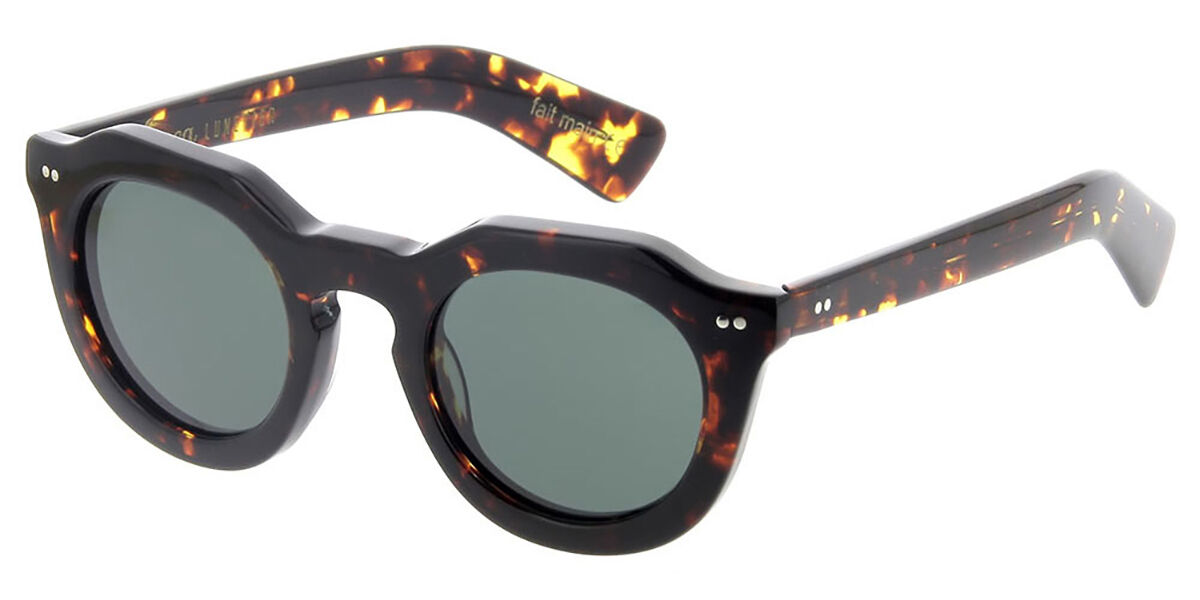 Image of Lesca TORO 424 Óculos de Sol Tortoiseshell Masculino PRT