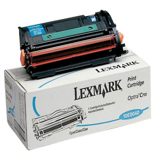 Image of Lexmark 10E0040 cyan 10000 str Optra C710 originálny toner SK ID 15494