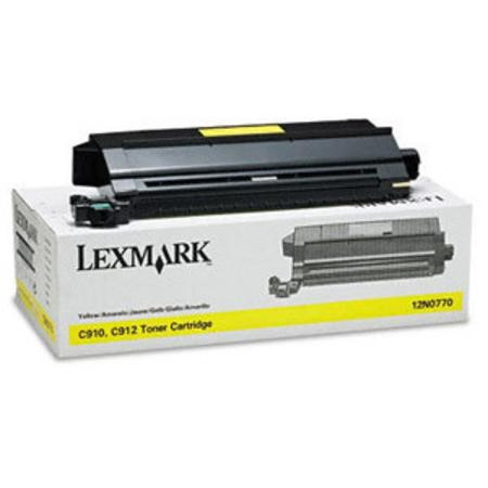 Image of Lexmark 10E0042 sárga (yellow) eredeti toner HU ID 926