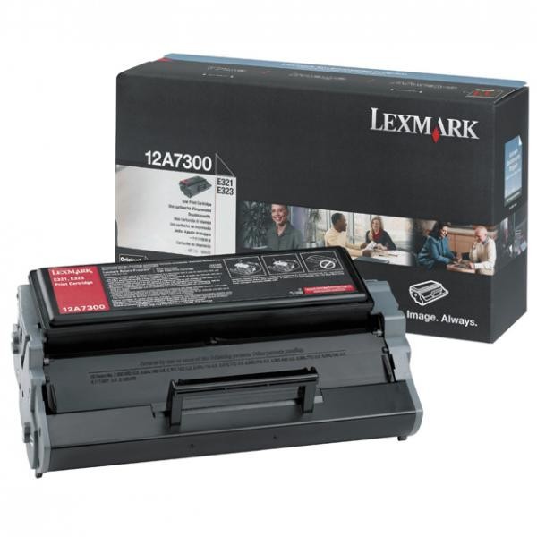 Image of Lexmark 12A7300 fekete (black) eredeti toner HU ID 15502