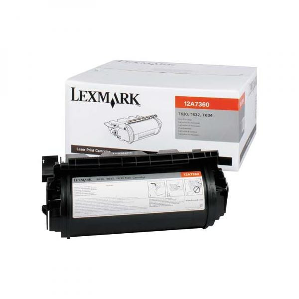 Image of Lexmark 12A7360 černý (black) originální toner CZ ID 15505