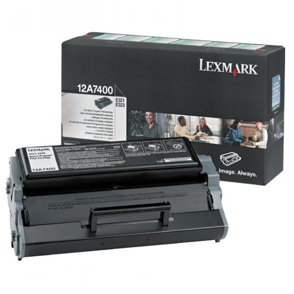 Image of Lexmark 12A7400 černý (black) originální toner CZ ID 15506