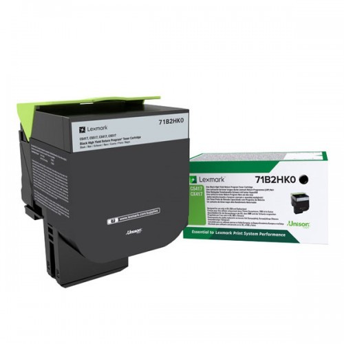 Image of Lexmark 71B2HK0 black 6000 str originálny toner SK ID 16227