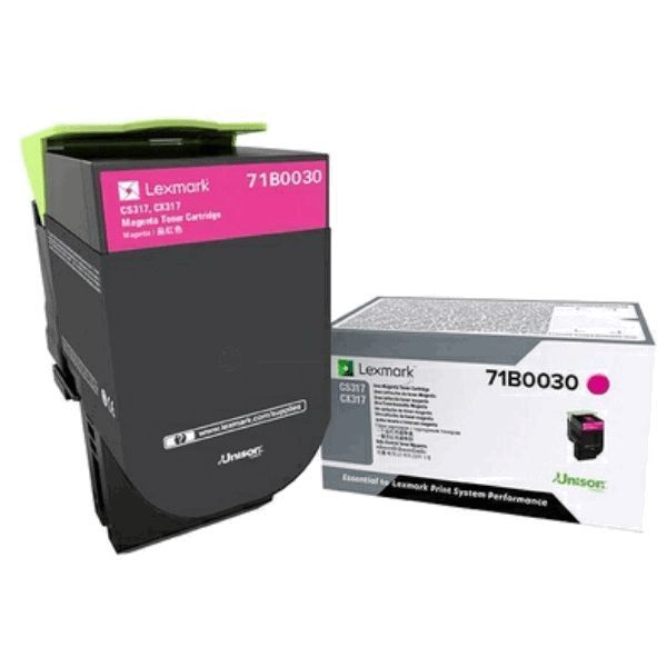 Image of Lexmark 73B0030 bíborvörös (magenta) eredeti toner HU ID 65688