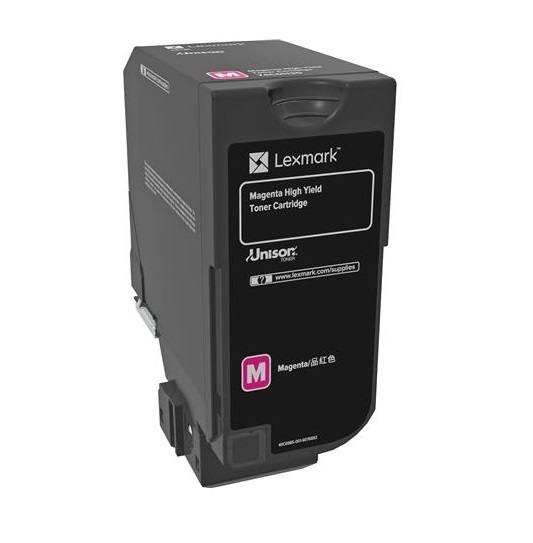 Image of Lexmark 74C0H30 purpuriu (magenta) toner original RO ID 65692